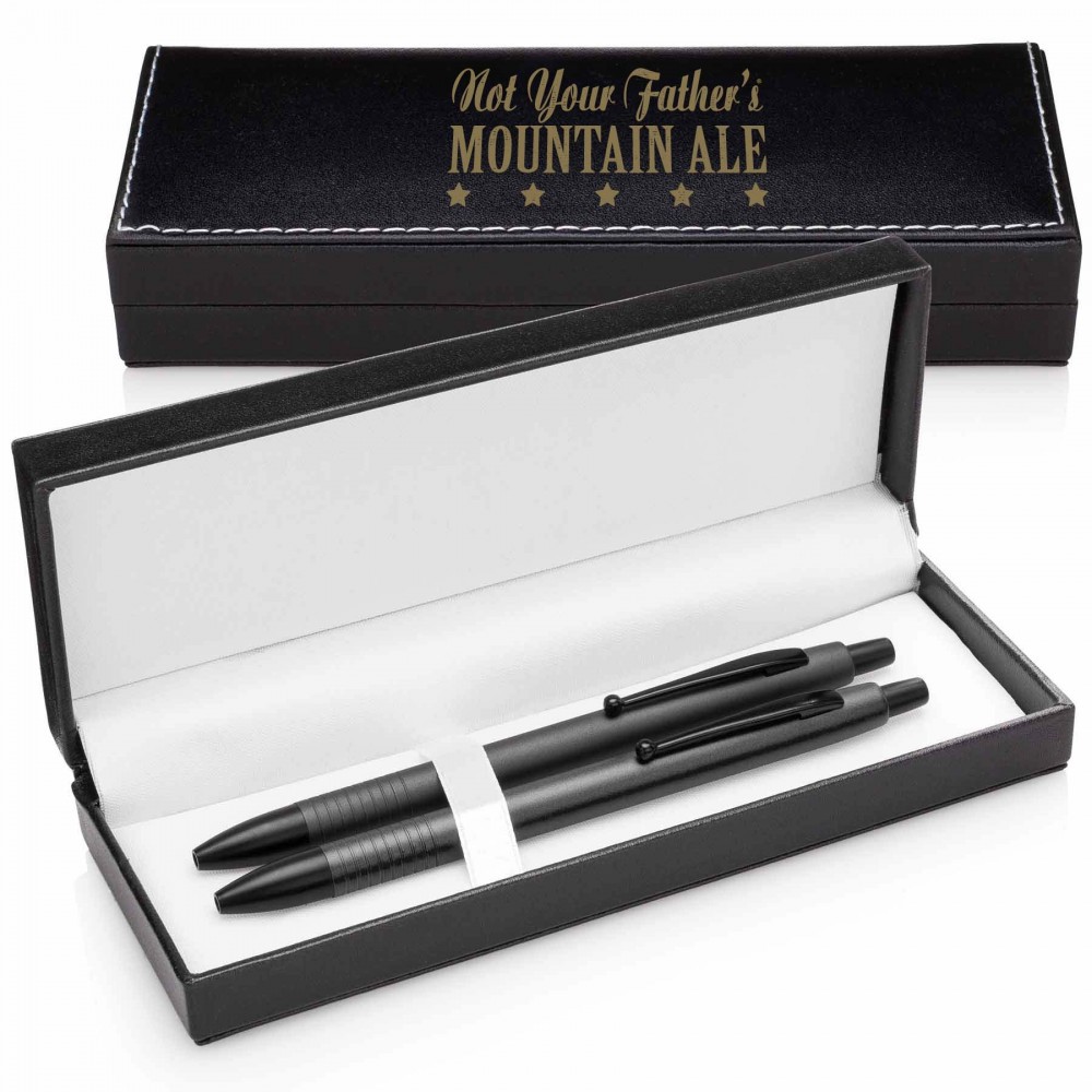 Custom Imprinted The Slim Metal Pen Gift Set Custom Imprinted The Slim Metal Pen Gift Set