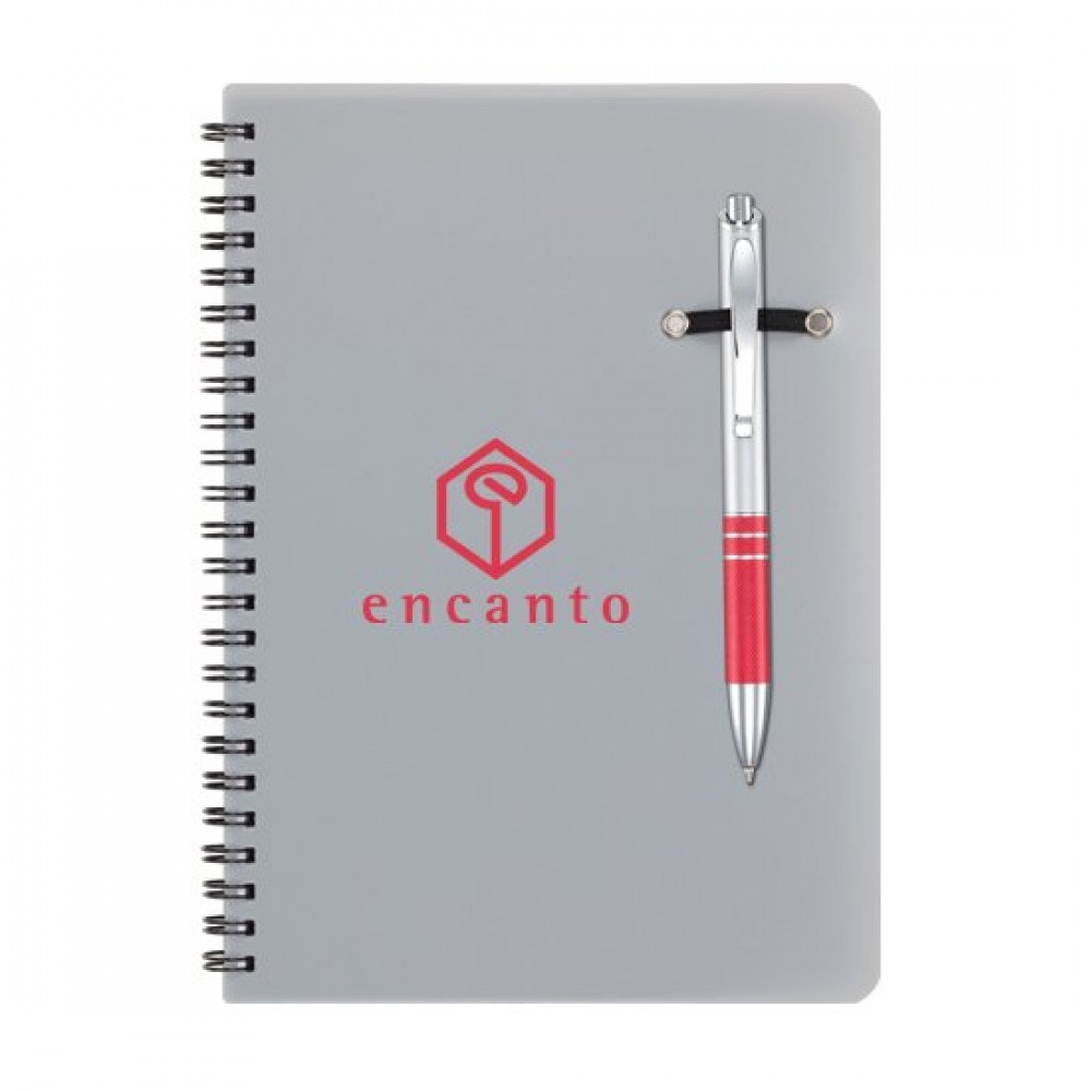 Sunnybrook/Notebook Combo - Red Custom Engraved Sunnybrook/Notebook Combo - Red Custom Engraved