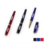 Crystal-studded w/ High-end Rollerball Pen Custom Imprinted