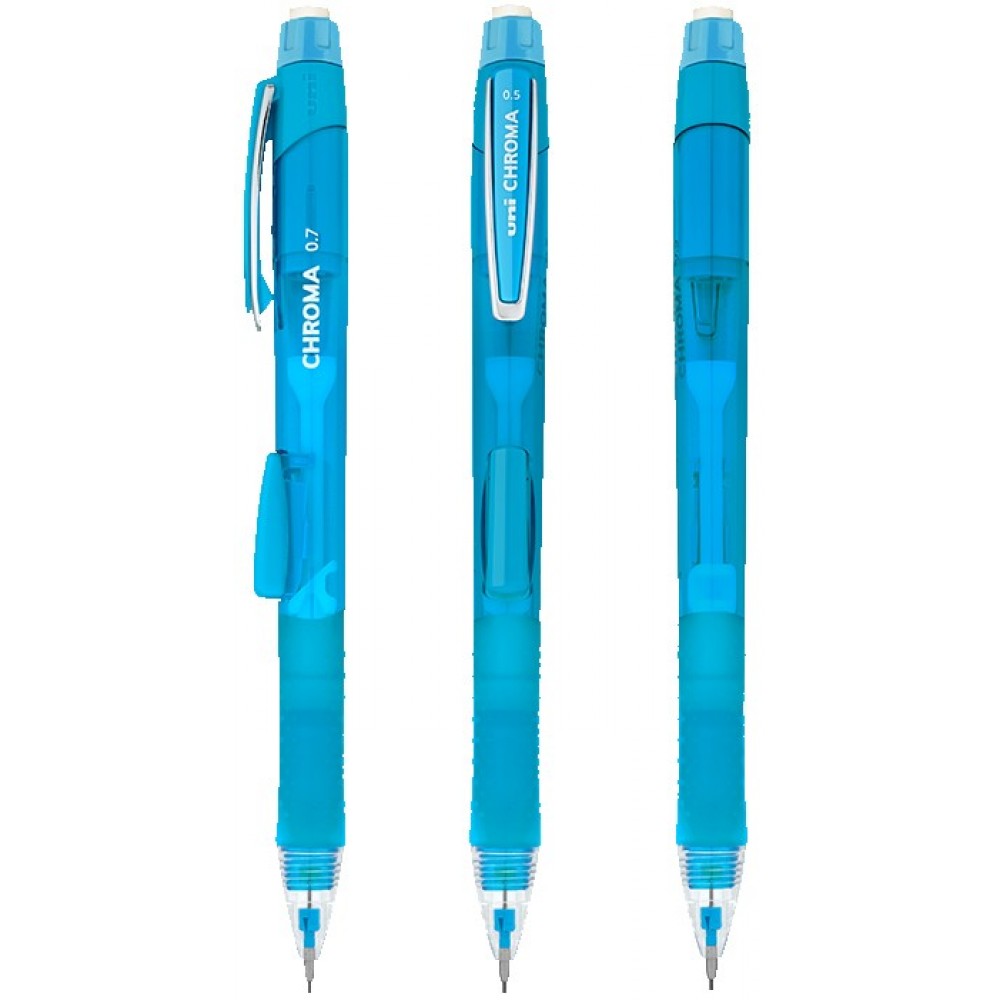 Custom Engraved Uniball Chroma Pencil Light Blue 0.5mm or 0.77mm