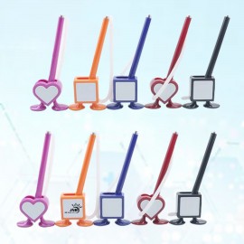 Heart-Shaped Desk/Counter Ballpoint Pen Custom Engraved