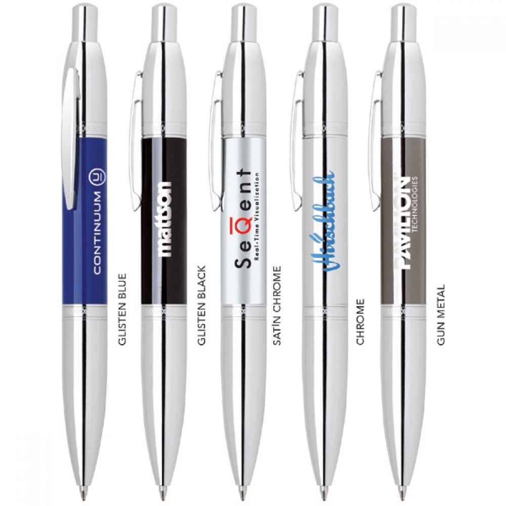 Seville Click Action Ballpoint Pen Custom Engraved Seville Click Action Ballpoint Pen Custom Engraved