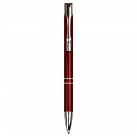 Logo Branded Pen with Silver Trim