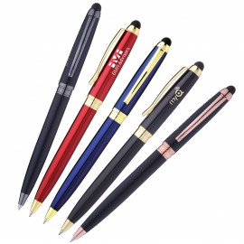 Neoclassic Brass Stylus Ballpoint Pen Custom Engraved