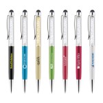 Crystal Filled Stylus Pen Logo Branded