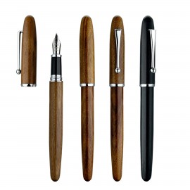 High-End Wooden Fountain Pen Custom Engraved