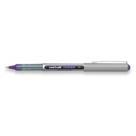Uniball Vision Purple/Purple Ink Roller Ball Pen Logo Branded  Uniball Vision Purple/Purple Ink Roller Ball Pen Logo Branded