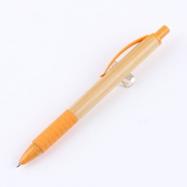 Logo Branded Bamboo Ballpoint Pen