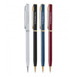 Custom Engraved Union Printed - Stylus Stick Metal Pen