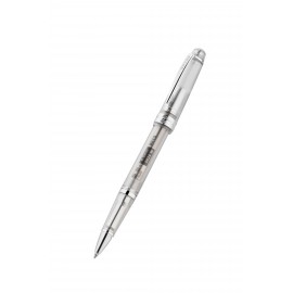 Cross Bailey Light Translucent Clear Resin with Chrome-Plated Appointments Rollerball Pen Custom Imprinted  Cross Bailey Light Translucent Clear Resin with Chrome-Plated Appointments Rollerball Pen Custom Imprinted