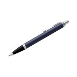 Custom Engraved Parker IM Retractable Ballpoint Pen (Matte Blue CT)