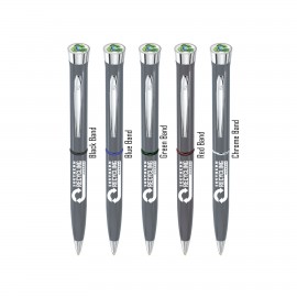 Custom Engraved Recycled Collection- Garland USA Made Recycled Hefty | High Gloss Pen | Chrome Accents