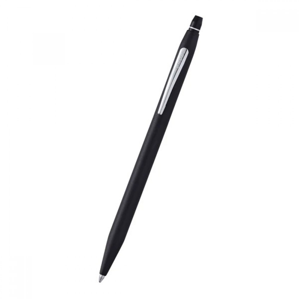 Logo Branded Cross Click Classic Black Ballpoint Pen