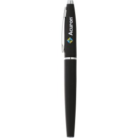 Custom Imprinted Cross Calais Matte Black Roller Ball