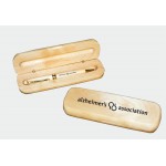 Solid Maple Pen w/Presentation Box Custom Imprinted