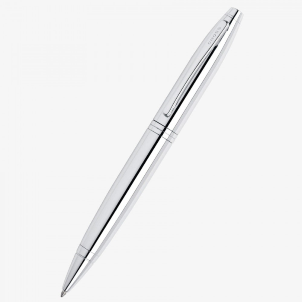 Cross Calais Lustrous Chrome Ballpoint Pen Custom Engraved Cross Calais Lustrous Chrome Ballpoint Pen Custom Engraved