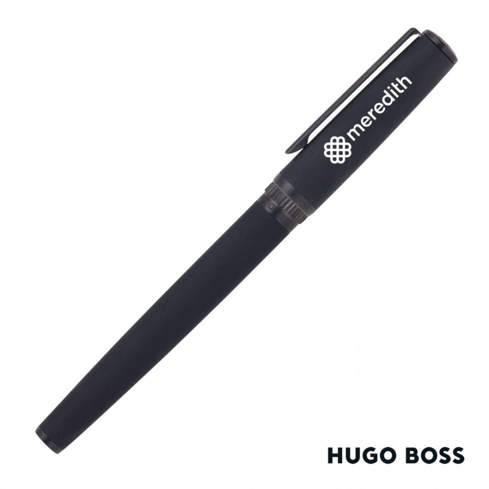 Custom Imprinted Hugo Boss Gear Matrix Rollerball Pen Custom Imprinted Hugo Boss Gear Matrix Rollerball Pen