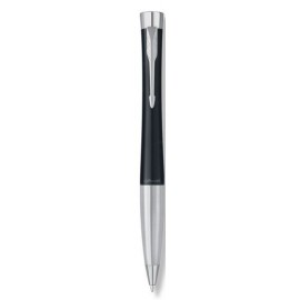 Logo Branded Parker Urban Classic Matte Black Ballpoint Pen w/Chrome