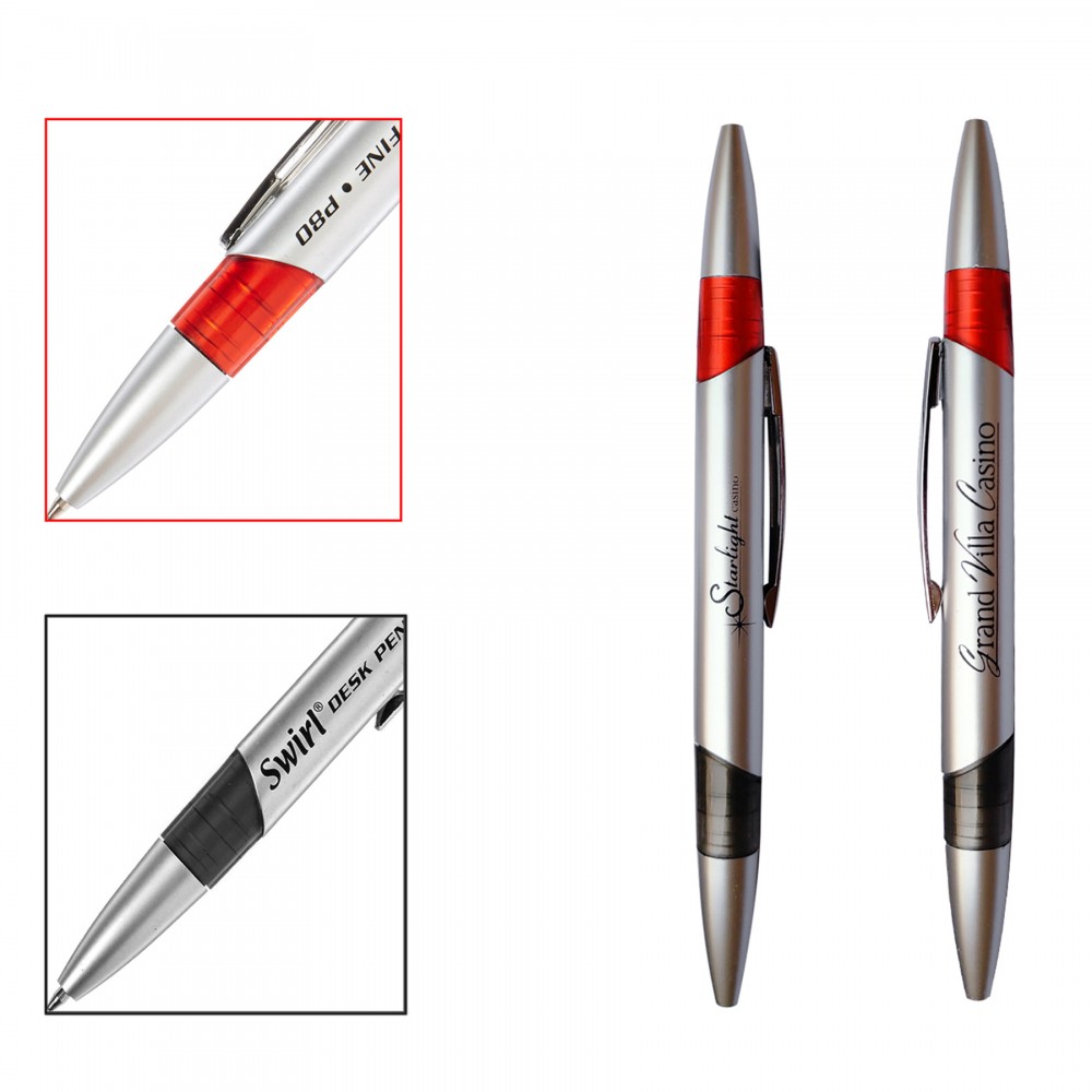 Black Red Double Sided Pen Custom Imprinted Black Red Double Sided Pen Custom Imprinted