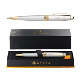 Logo Branded Cross Bailey 23KT Gold Ballpoint Pen  Logo Branded Cross Bailey 23KT Gold Ballpoint Pen