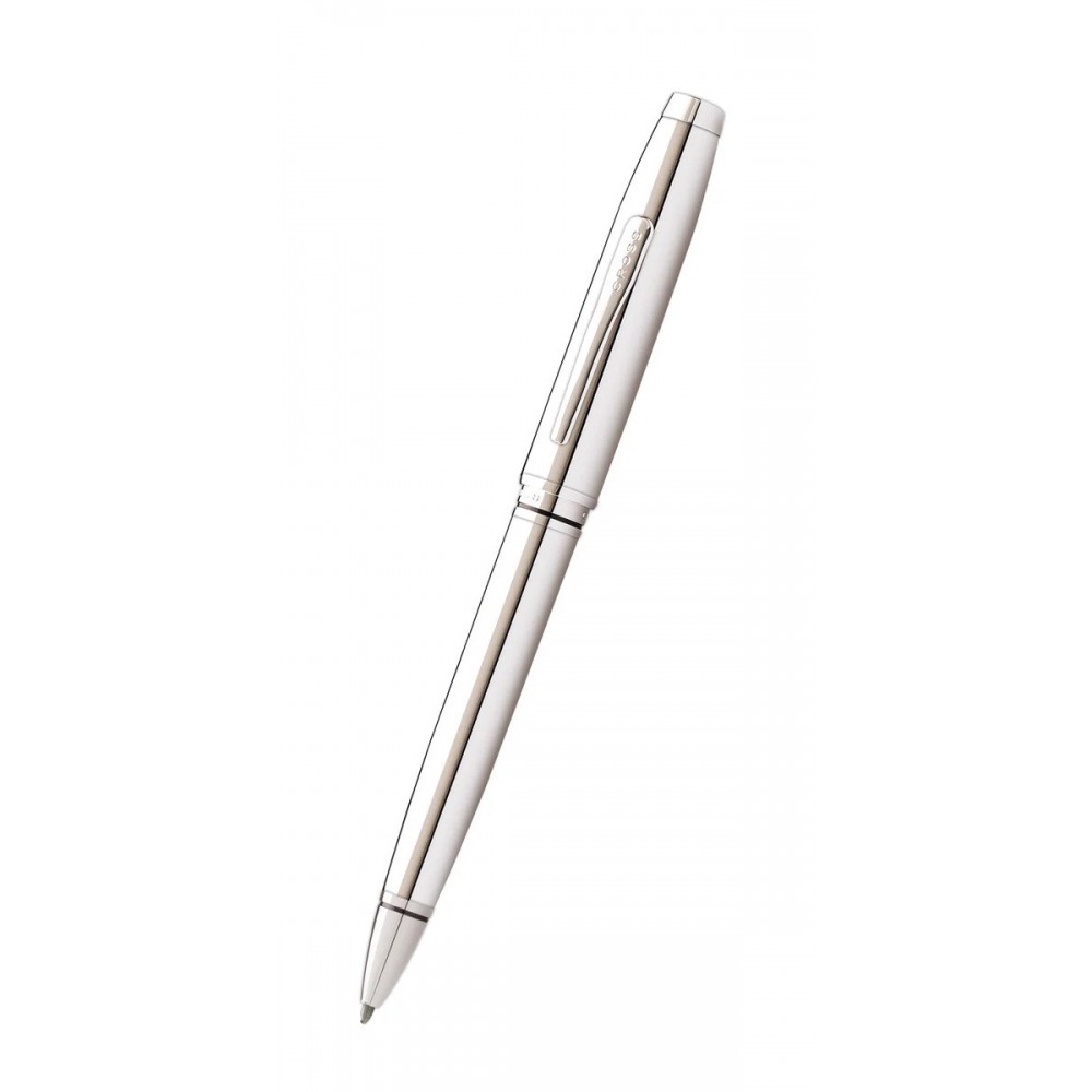 Custom Engraved Cross Coventry Polished Chrome Ballpoint Pen Custom Engraved Cross Coventry Polished Chrome Ballpoint Pen