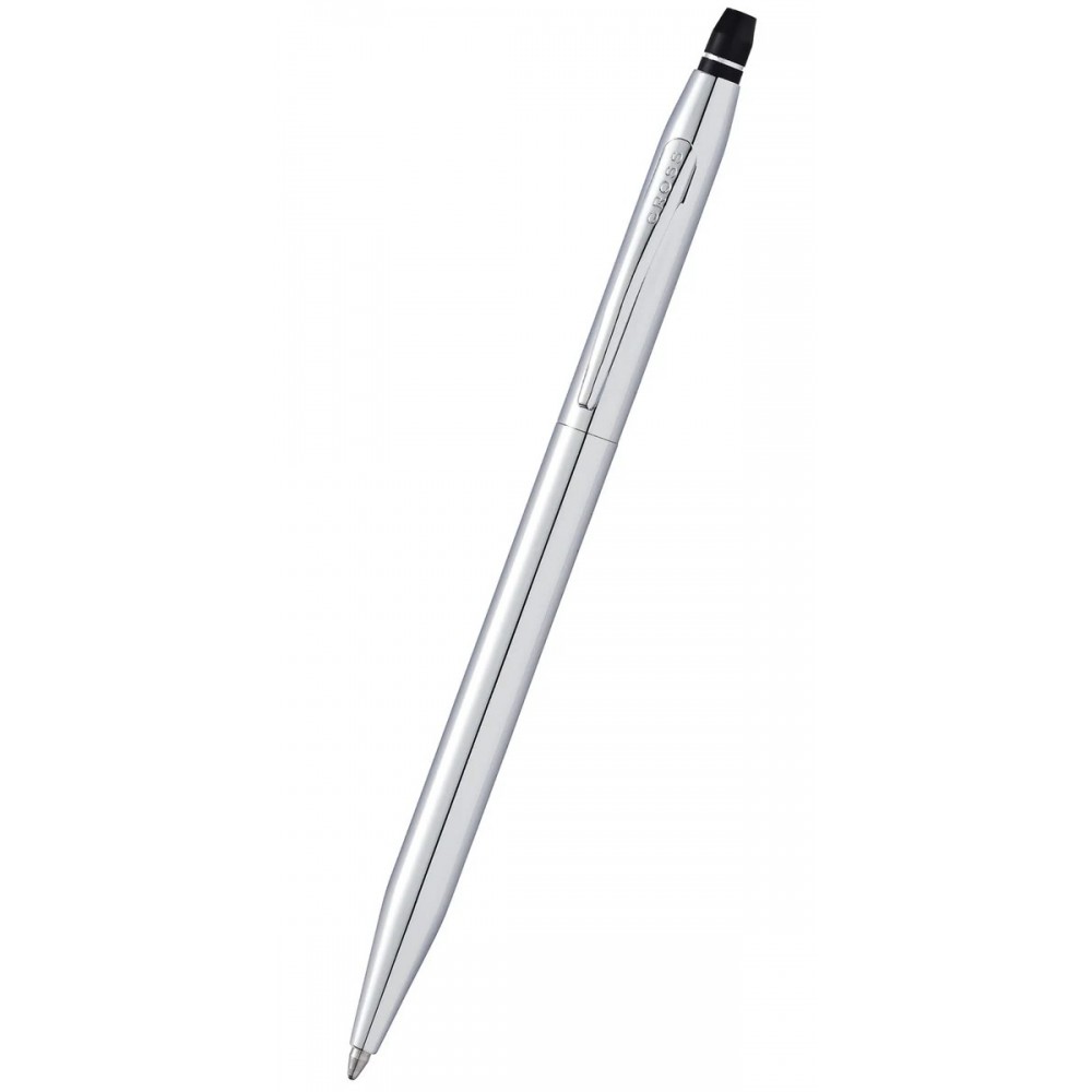 Logo Branded Cross Click Chrome Ballpoint Pen Logo Branded Cross Click Chrome Ballpoint Pen
