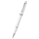 Cross Bailey Light Polished White Resin With Chrome Accents Rollerball Pen Custom Engraved