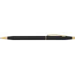 Custom Imprinted Cross Classic Century Cross Classic Black with 23KT Gold Plated Appointments 0.7mm Pencil