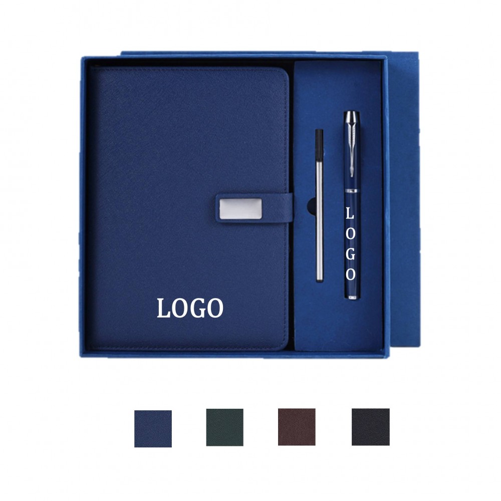 Premium Notebook With Pen Business Gift Set Logo Branded