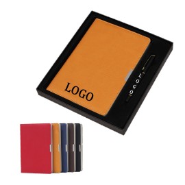 Business Journal With Pen Gift Set Custom Imprinted