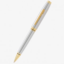 Cross Coventry Polished Chrome with Gold Tone Ballpoint Pen Custom Imprinted