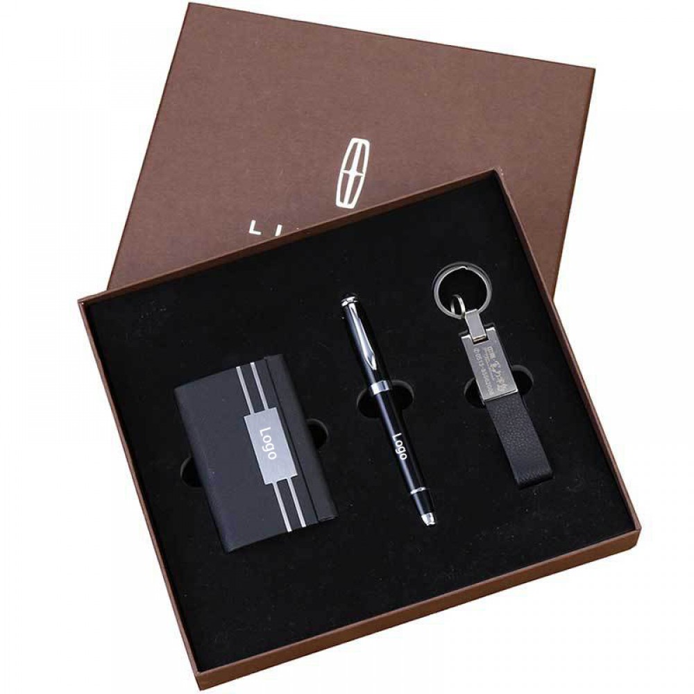 Custom Engraved Luxury 3-Piece Office Gift Set