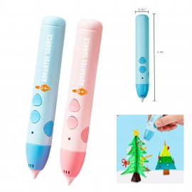 Logo Branded Low-Temperature Rechargeable 3D Printing Pen