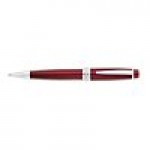 Cross Bailey Red Lacquer Ballpoint Pen Logo Branded