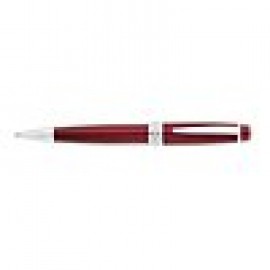 Cross Bailey Red Lacquer Ballpoint Pen Logo Branded