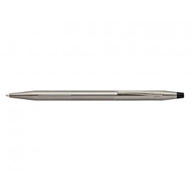 Cross Classic Century Titanium Gray Micro Knul and Brushed Titanium Ballpoint Pen Custom Engraved  Cross Classic Century Titanium Gray Micro Knul and Brushed Titanium Ballpoint Pen Custom Engraved