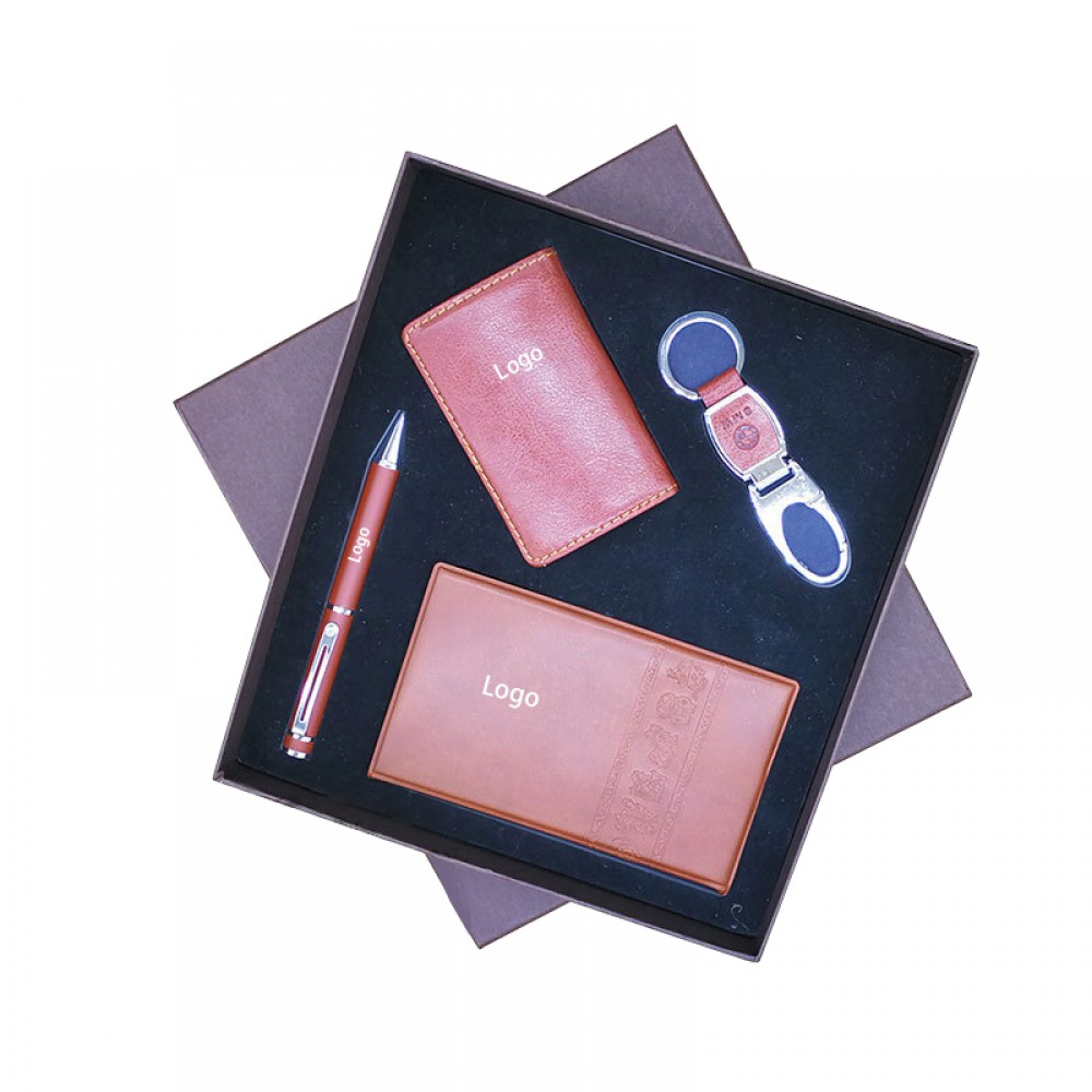 Custom Engraved Luxury 4-Piece Office Gift Set Custom Engraved Luxury 4-Piece Office Gift Set
