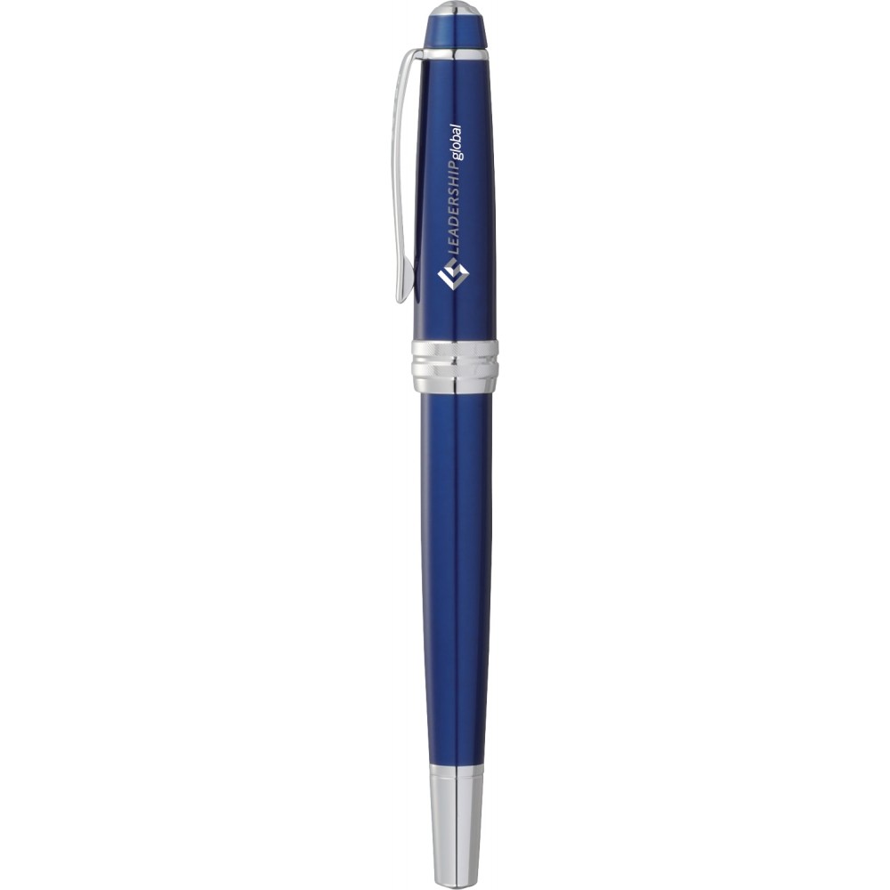 Custom Engraved Cross Bailey Blue Lacquer Roller Ball Custom Engraved Cross Bailey Blue Lacquer Roller Ball