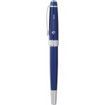 Custom Engraved Cross Bailey Blue Lacquer Roller Ball