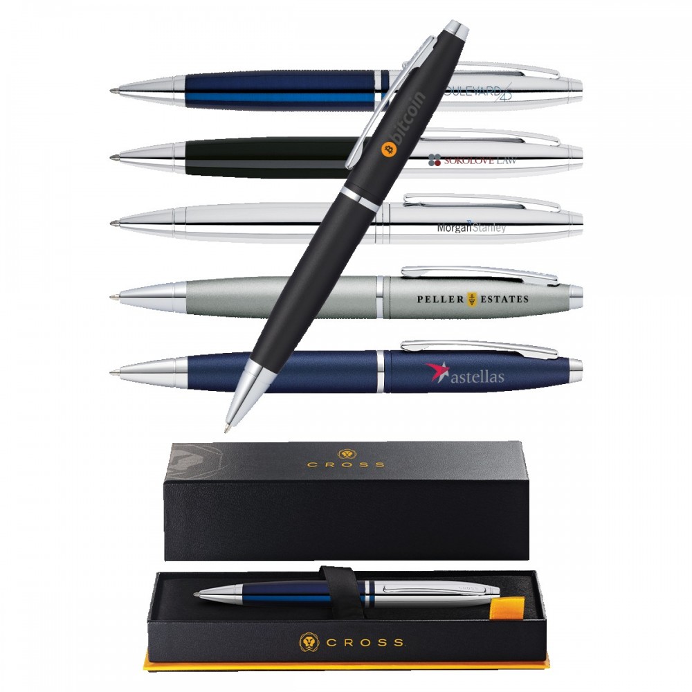 Custom Engraved Cross Calais Pen, Full Color Digital