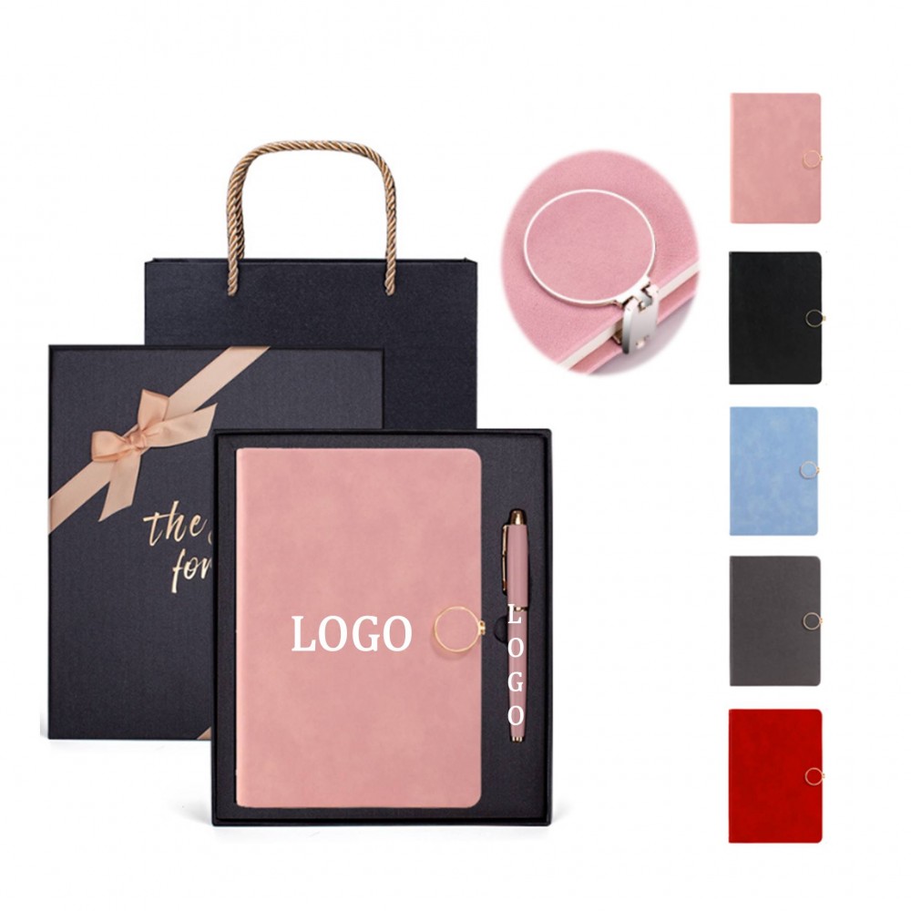 Logo Branded Notebook And Pen Business Gift Set