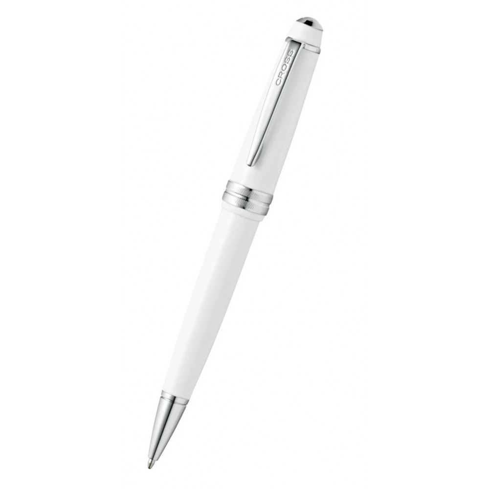 Custom Engraved Cross Bailey Light Polished White Resin And Chrome Accents Ballpoint Pen Custom Engraved Cross Bailey Light Polished White Resin And Chrome Accents Ballpoint Pen