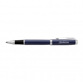 Parker IM Rollerball - Matte Blue - Blue Matte - Silver Trim Custom Engraved