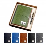 Custom Engraved Business Refillable Journal With Pen Set