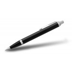 Parker IM Retractable Ballpoint Pen (Black Lacquer CT) Logo Branded