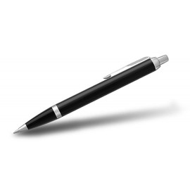 Parker IM Retractable Ballpoint Pen (Black Lacquer CT) Logo Branded