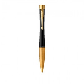 Logo Branded Parker Urban Classic Matte Black Ballpoint Pen w/Gold Finish Trim
