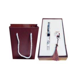 Business Gift Set Chinese Style Usb Drive With Pen Custom Imprinted
