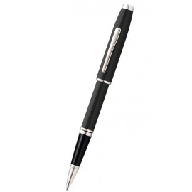 Cross Coventry Black Lacquer & Chrome Trim Rollerball Custom Engraved