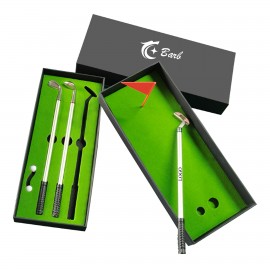 Custom Imprinted Mini Desktop Golf Pen Toy Set
